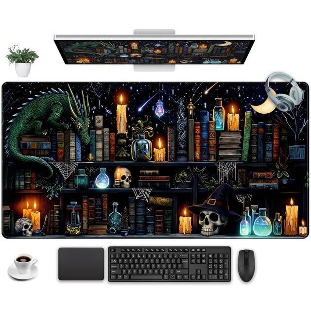 Tapete de escritorio DKPXFG grande para gaming, mouse pad 80 x 40 cm