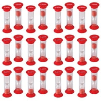Teacher Created Resources 1 Minute Mini Sand Timer Red 4 Per Pack 6 Packs (TCR20753-6)