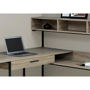Monarch Specialties Computer Desk, Home Office, Corner, L Shape, Work, Laptop, Brown Laminate