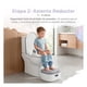 thumbnail image 3 of Bacinica 3 en 1 para Niños Esquimal, Asiento Entrenador Portátil, Antideslizante, Inodoro Infantil de 6 Meses a 4 Años, Blanco, 3 of 8