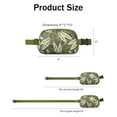 thumbnail image 4 of Leafy Green Palm Print Fanny Pack – Botanical Waist Bag with Hawaiian Floral Style, 4 of 4