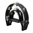 thumbnail image 1 of Musical Percussion Tambourine, Lightweight Sturdy Creativity And Imagination Inspiring Hand Tambourine Bell Handle Design Plastic  For Concert, 1 of 8