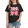 thumbnail image 1 of Camiseta de Manga Corta Linda para Niños Niñas Impresión Gráfica Escuela Temporada Casual Tee, Chicas Manga Corta Tops Ropa de Juego Suave Alternativa, 1 of 9