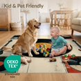 thumbnail image 4 of ODIKA 3'x5' Ultra-Soft Throw Mat, Personalized Guitar Vinyl Disc Musical Note Movie Theater Juice None Washable, Bare feet friendly, Easy Care Indoor rug for Bedside, Vanity, 4 of 7