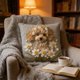 thumbnail image 1 of CaiYueKe Decorative Throw Pillow Cover Cute Embroidery Soft Short Lint Pillowcase for Sofa Bedroom Living Room Home Decor Accent Cushion Cozy Farmhouse Modern Boho Decorative Pillow Shams, 1 of 6