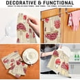 thumbnail image 7 of Dreamtimes Vintage Mushroom Kitchen Dish Towel 1 Pack, Soft Absorbent Dishcloths Reusable Hand Towel Washable Tea Towels for Home Kitchen Bar Table Decor, 28 x 18 Inch, 7 of 7