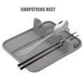 thumbnail image 2 of Tabletop Accessories Kitchen Shelf Silicone Spoon Holder Rest Decor Desk Tray Cool Gadgets Stove Chopstick, 2 of 6
