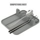 thumbnail image 2 of Estante de cocina, tapete de silicona para palillos, bandeja para restaurante, soporte para utensilios, cuchara, tenedor de escritorio, palillos, 2 of 6