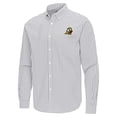 thumbnail image 2 of Men's Antigua Gray Oregon Ducks Ellis Woven Tri-Blend Long Sleeve Button-Down Shirt, 2 of 3