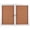 Light Brown, variant on SHegdu Weatherproof Enclosed Bulletin Board Aluminum Frame Lockable Outdoor Enclosed Bulletin Board with Glass Locking Door for School Office Commercial Hospital Etc