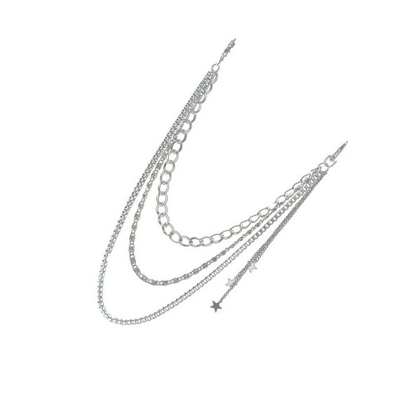 MUSEYA 1Pcs Jean Chain for Women Silver Alloy Decoration for Trousers