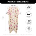 thumbnail image 6 of HELLHERO Cardigan Women's Kimono Cardigan Cover Up for Beach Polyester Loose Beach Cover Up Butterfly and Cherry Pattern, 6 of 6