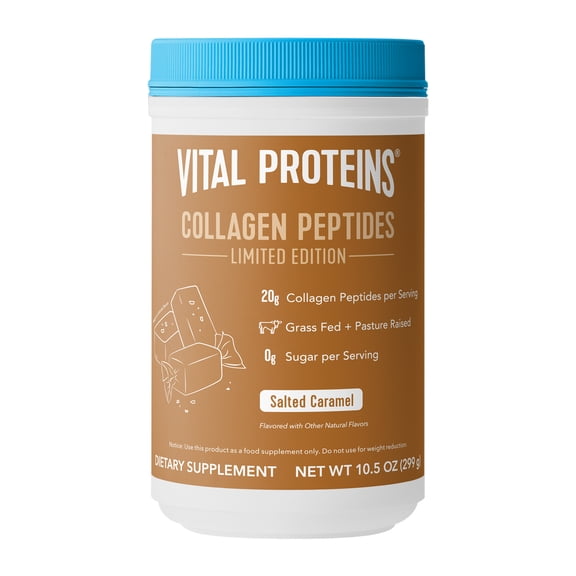 Vital Proteins Collagen Peptides, Salted Caramel Flavor Powder, 10.5 oz