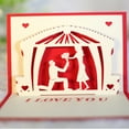 thumbnail image 1 of TIMIFIS Valentines Day Decor 3D Greeting Card Cupid Heart Romantic Love Blessing Greeting Card Handmade Paper, 1 of 6