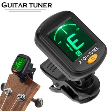 Clip-on Electronic Digital Guitar Tuner for Chromatic Violin Ukulele Picker LCD Display