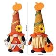 thumbnail image 4 of 2 Pcs Fall Plush Gnomes,Sunflower Pumpkin Harvest Thanksgiving Decor for Farmhouse Livingroom Thanksgiving Table Fall Decoration, 4 of 9