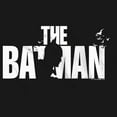 thumbnail image 2 of Girl's The Batman Black and White Silhouette  Graphic Tee Black Medium, 2 of 4
