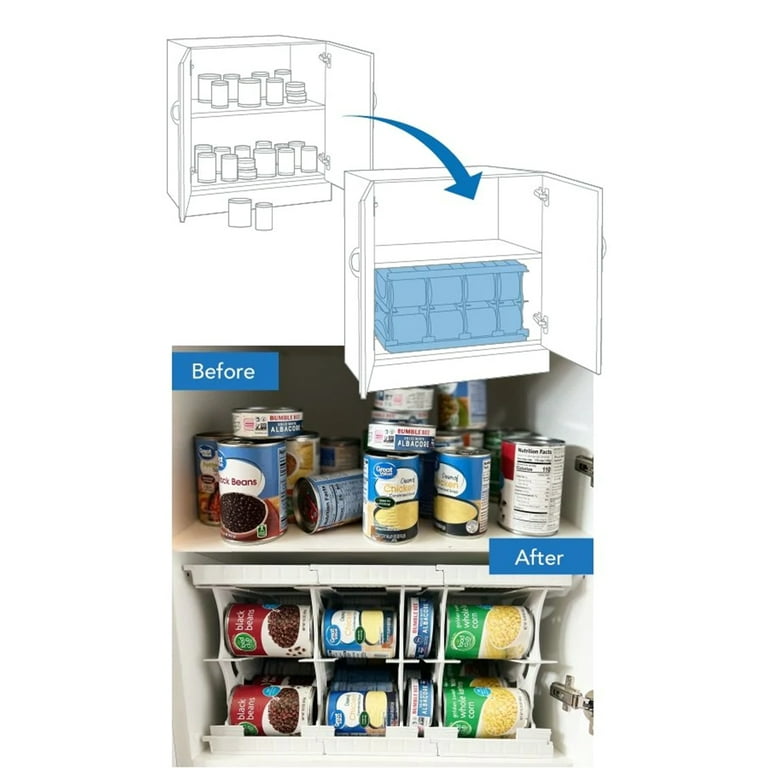 Shelf Reliance Compact Cansolidator Pantry Kitchen Organizer