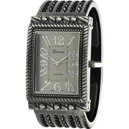 Brinley Co. Women's Rectangle Face Cuff Watch