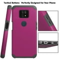 thumbnail image 4 of Kaleidio Case For Cricket Ovation 2, Maestro Max (AT&T) [Astro Armor] Rugged Hybrid [Shock Absorption] [Dual Layer] Protector Impact Cover [Purple/Black], 4 of 6