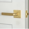 thumbnail image 4 of Viaggio Qadbll_Psg_238_Rh Quadrato Right Handed Solid Brass Passage Door Lever Set -, 4 of 7