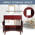 thumbnail image 4 of Furvclv Modern Bathroom Vanity With Sink Combo Set, Solid Wood Frame Small Bathroom Vanity With 2-Door Cabinet, Undermount Sink, For Small Bathrooms, 4 of 7