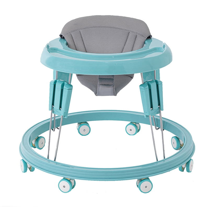 Baby Walkers Activity with Wheels and Sit Play Music Stroller Gift for Babies Over 6-18 Months Boys and Girls Anti-Rollover Walker