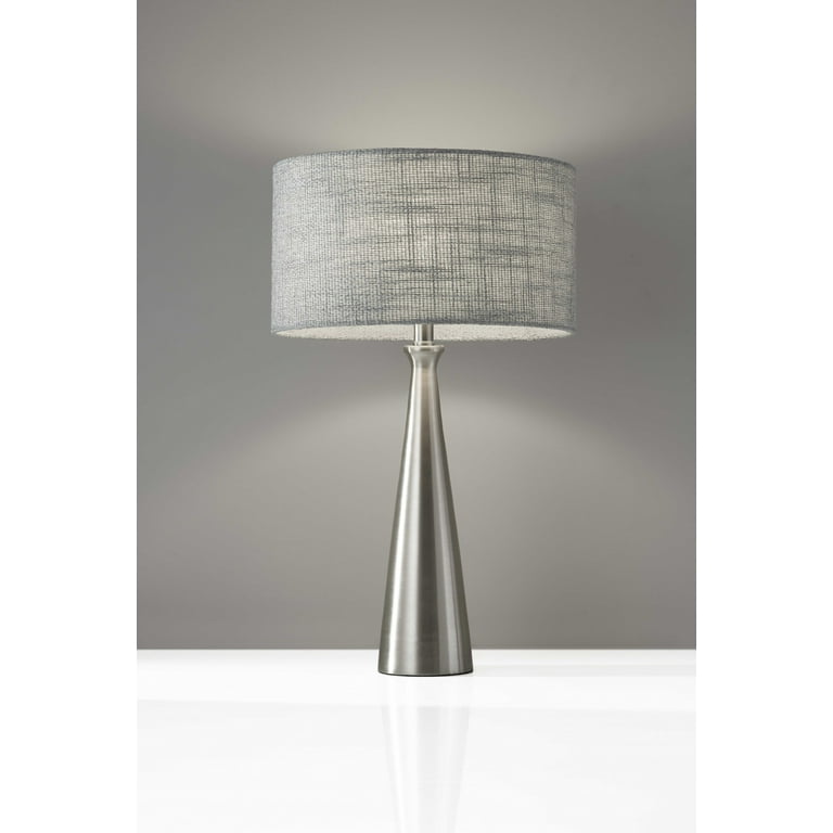 Black Metal Tapered Base Table Lamp Black Metal Tapered Base Table Lamp