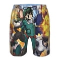 thumbnail image 4 of Mha Boku no Hero Men's Beach Shorts Swim Trunks Casual Quick Dry Board Shorts Swimwear with Mesh Lined and Pockets, 4 of 8