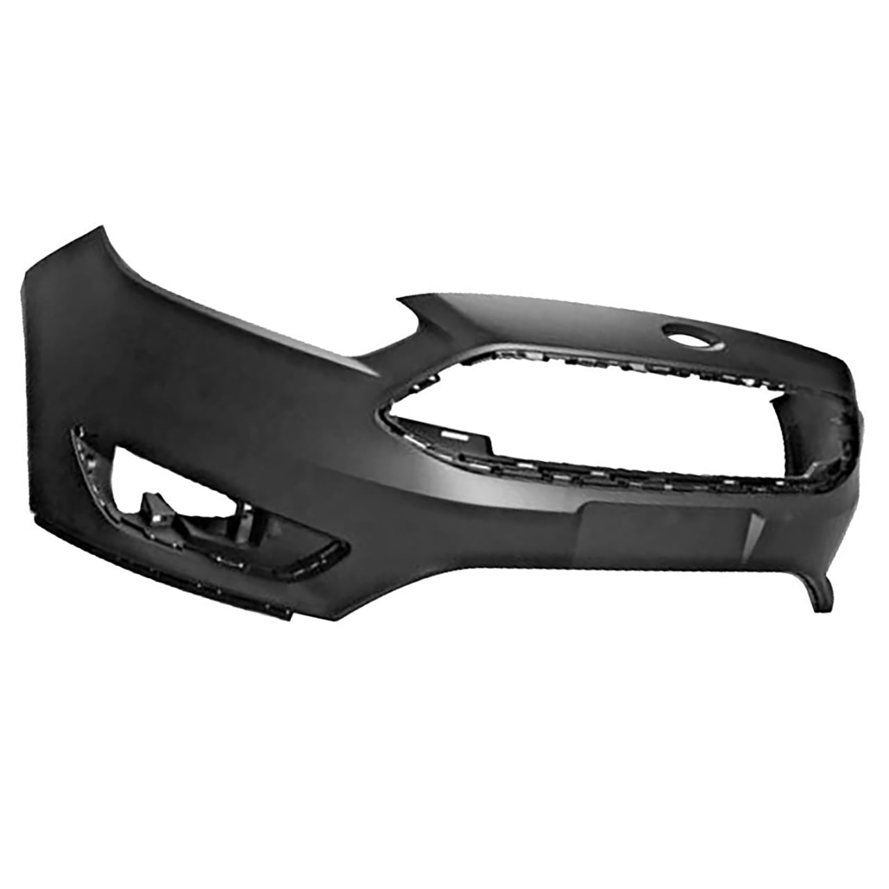 Labwork Black Front Bumper Cover Replacement for 2015-2018 Ford Focus S/se/sel/Titanium