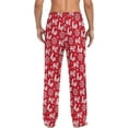 thumbnail image 2 of Top-kevin Christmas Snowflake Men's Christmas Pajama Pants Super Soft Straight-Fit Lightweight Pajama Bottoms with Pockets Drawstring, 2 of 11
