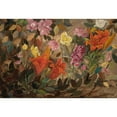 thumbnail image 3 of Tadeusz Makowski 24x18 Black Modern Framed Museum Art Print Titled - Flowers in a Garden (1920), 3 of 5