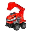 thumbnail image 4 of Modelo de vehículo de ingeniería, vehículos de construcción, juguete, recuerdo de fiesta, regalos de cumpleaños, aprendizaje de 3, 4 y 5 años, coche Excavadora roja, 4 of 10