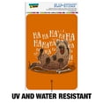 thumbnail image 2 of Laughing Hyena Home Business Office Sign, 2 of 6