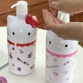 thumbnail image 5 of Bath Bottle - Cute Cat Design, 1000ml Large Capacity Push-On Cartoon Dispenser Bottle, Perfect Christmas Gift, Shampoo Dispenser, Playful Home Decor, Kawaii Style, Lightweight Construction, Durable P, 5 of 19
