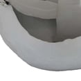 thumbnail image 4 of Benjara Masu Tabletop Accent Decor- 16" Apple Design- Silver Resin Body, 4 of 6