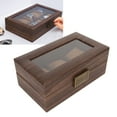 thumbnail image 1 of Watch Storage Case, Wood Case Multifunctional Home Decoration Detachable Pillow Watch Display Box 3 Slot  For Shop, 1 of 8