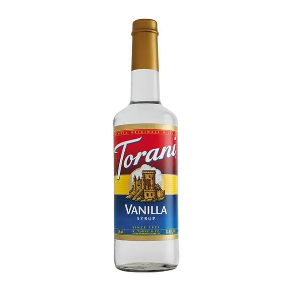 Torani Vanilla Syrup cs 12/750 ml