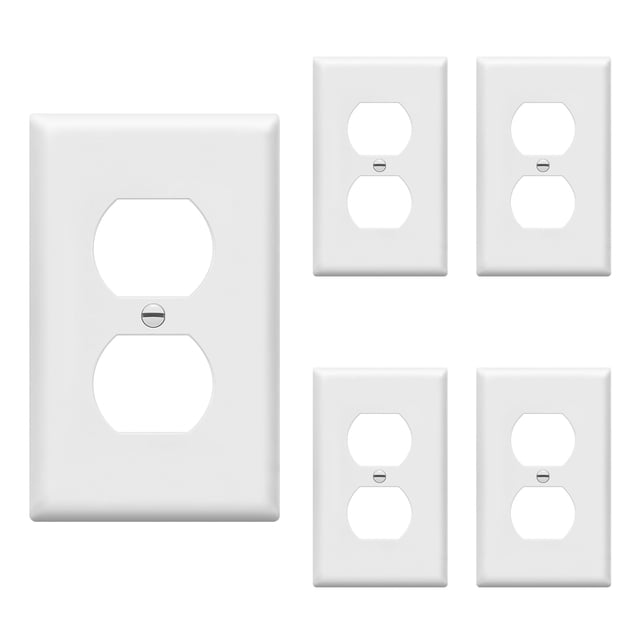 Kit de placas de pared ENERLITES de 1 módulo, 11 x 7 cm, policarbonato