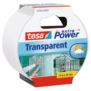 Clear duct tape ideal for repairs on transparent surface by tesa 33ft x 2in