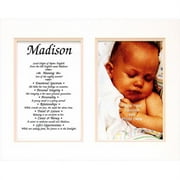 Townsend  Personalized Matted Frame With The Name & Its Meaning - London - 8 x 10 in.