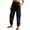 Black, variant on qolati Cargo Pants for Women 2024 Summer Harems Baggy Wide Leg Yoga Joggers Drawstring High Waist Lounge Cropped Pants with Pockets