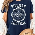 thumbnail image 3 of The Goozler Hillman College, Retro 80s Sitcom tv, Unisex T-Shirt, Men's And Women's Graphic Tee 100% Cotton by TBun, Full Sizes S-5XL, 3 of 5