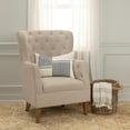 thumbnail image 2 of Rizzy Home Natural/Blue 14"X20" Stripe Woven Poly Filled Throw Pillow, 2 of 5