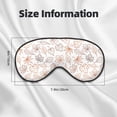thumbnail image 5 of Naloa Maple Leaves Print Sleep Mask for Sleeper, Light Blocking Sleeping Eye Mask for Women Men, Eye Shade with Adjustable Strap for Travel, Nap,Meditation, 5 of 7