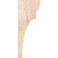 thumbnail image 3 of 5 1/2"W x 10"D x 26"H Yorktown Smooth Corbel, Douglas Fir, 3 of 9