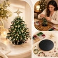thumbnail image 5 of TACILIP Room Decor, 1PC DIY Beaded Christmas Tree Kit Handmade Mini Tabletop Xmas Tree With Light 3 Styles Topper Decor Gift, Womens Gifts, 5 of 7