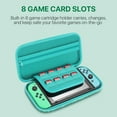thumbnail image 3 of Travel Case for Nintendo Switch New Horizon Animal Leaf Crossing Portable Carry Hard Shell EVA Material Pouch Traveler Deluxe Cover for Switch Console, Joy Con Controller, Game Card Holders, 3 of 7