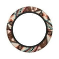 thumbnail image 7 of ZUXONGSY Aztec Tribal Golf Cart Steering Wheel Cover Club Car Steering Wheel Cover Universal Automotive Steering Wheel Cover Club Car Golf Cart Interior Decor Steering Wheel Accessories, 7 of 7