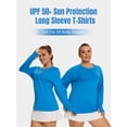 thumbnail image 4 of BASSDASH Women’s UPF 50+ UV Sun Protection T-Shirt Long Sleeve Fishing Hiking Performance Shirts, 4 of 10